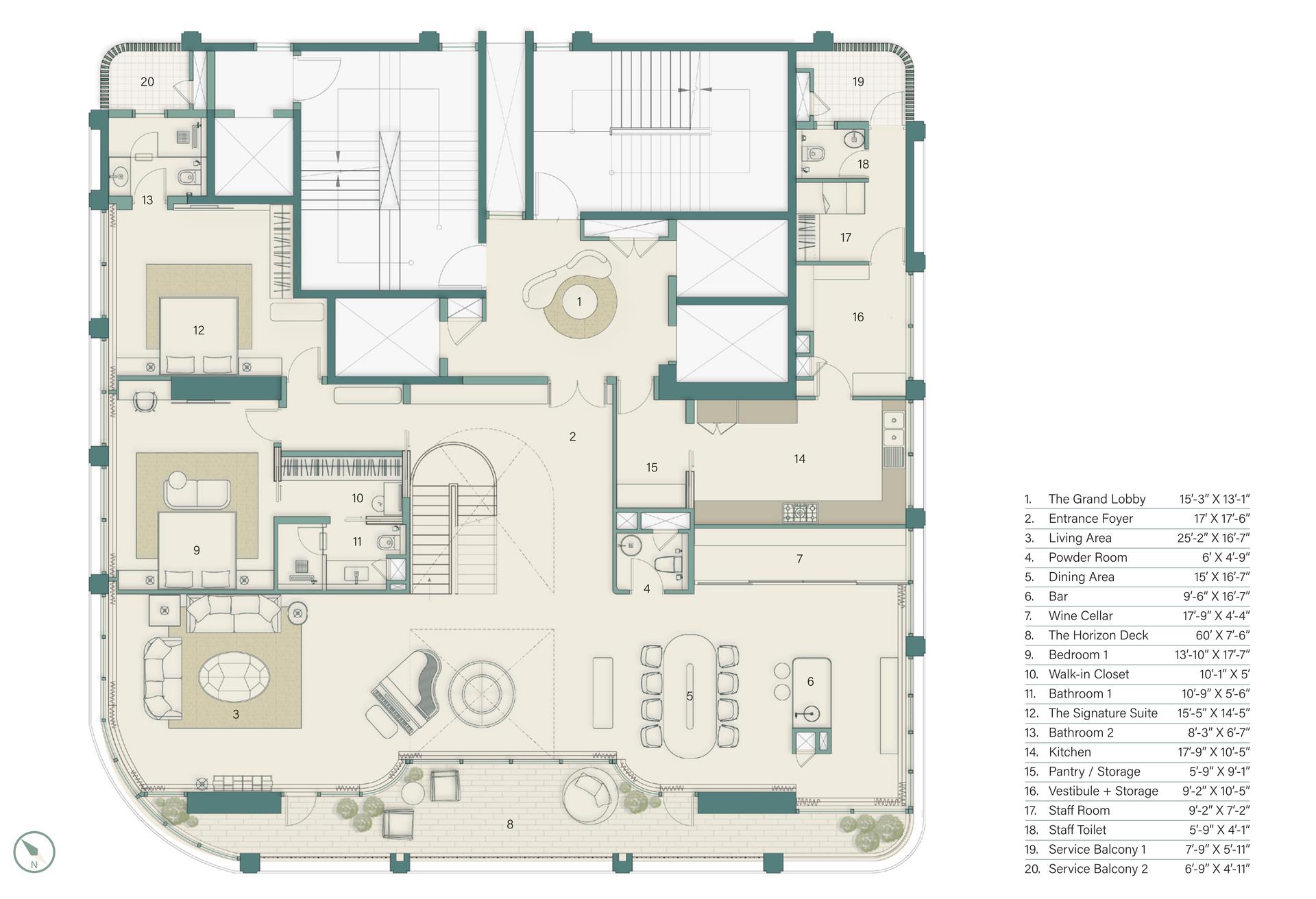 Lower Floor Plan