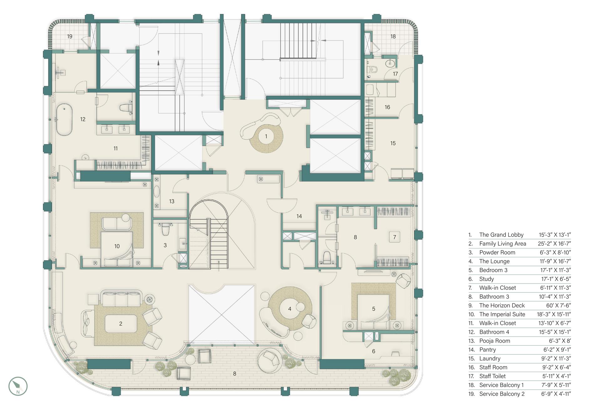 Upper Floor Plan