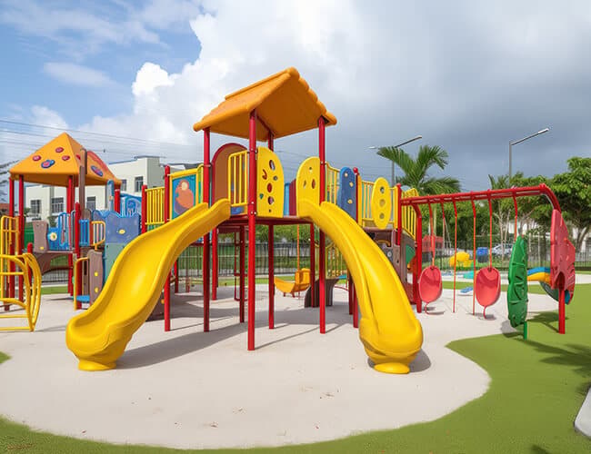 Children's play area at Origin Claremont, Goregaon East