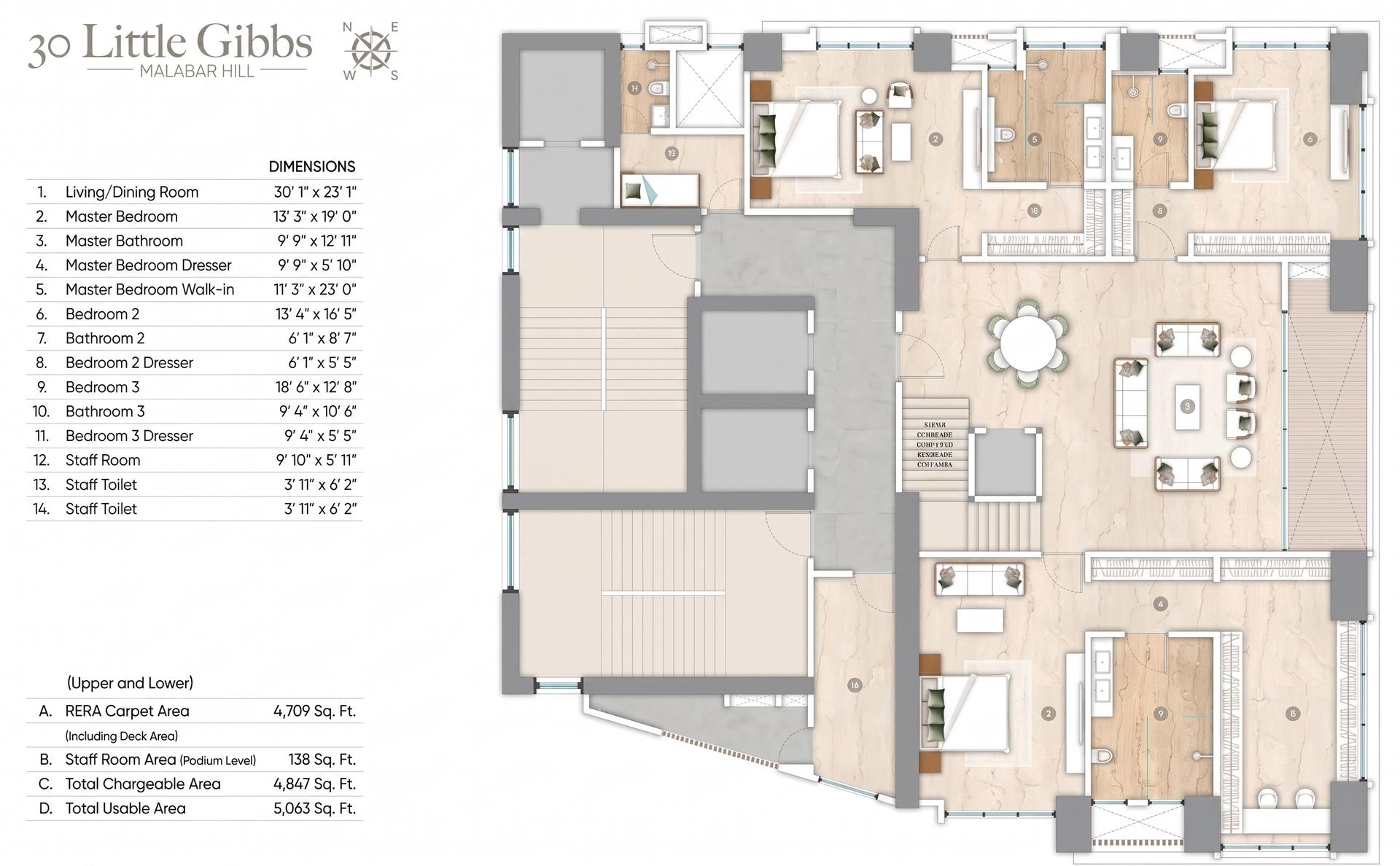 Upper Floor Plan