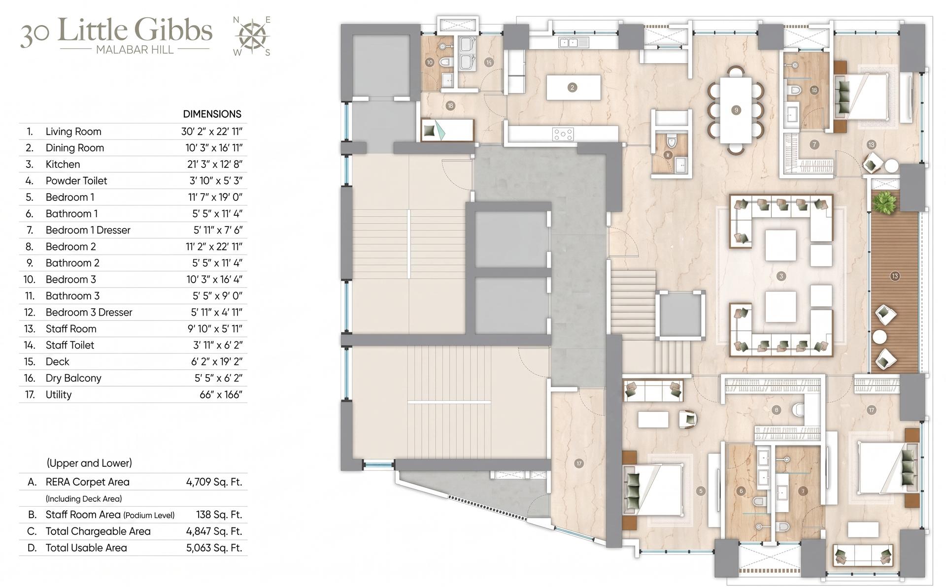 Lower Floor Plan