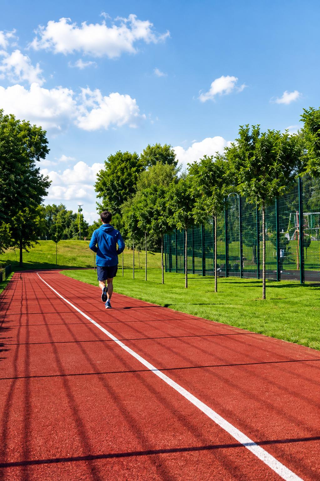 Jogging track at H. Rishabraj Pooja, Khar West