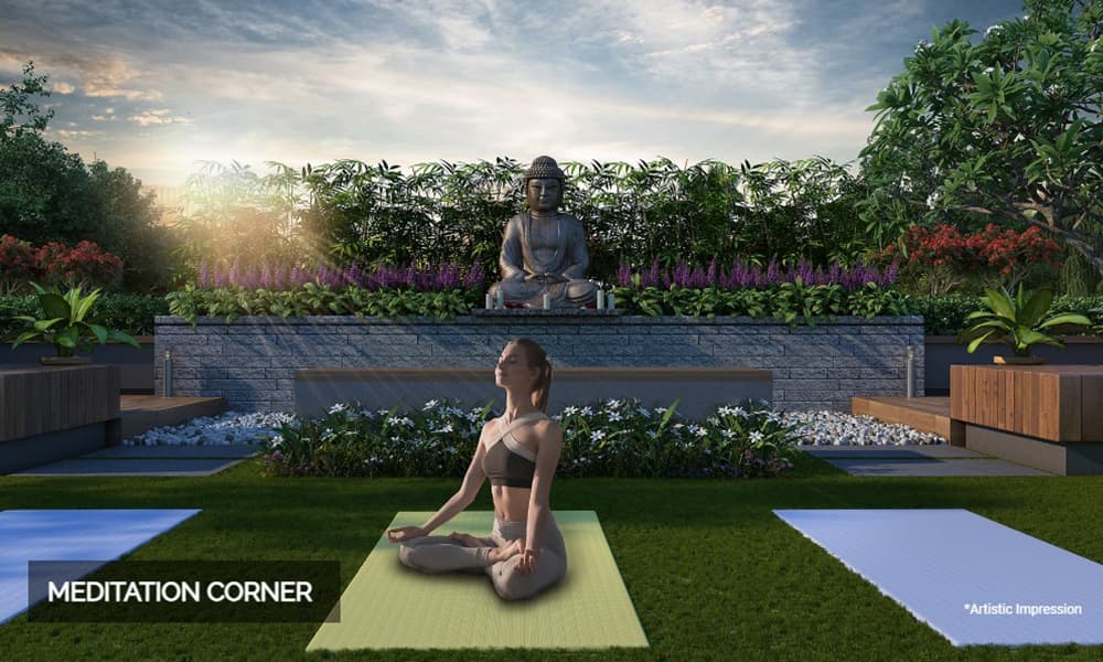 Yoga / meditation at Veena Smart Homes, Kandivali West