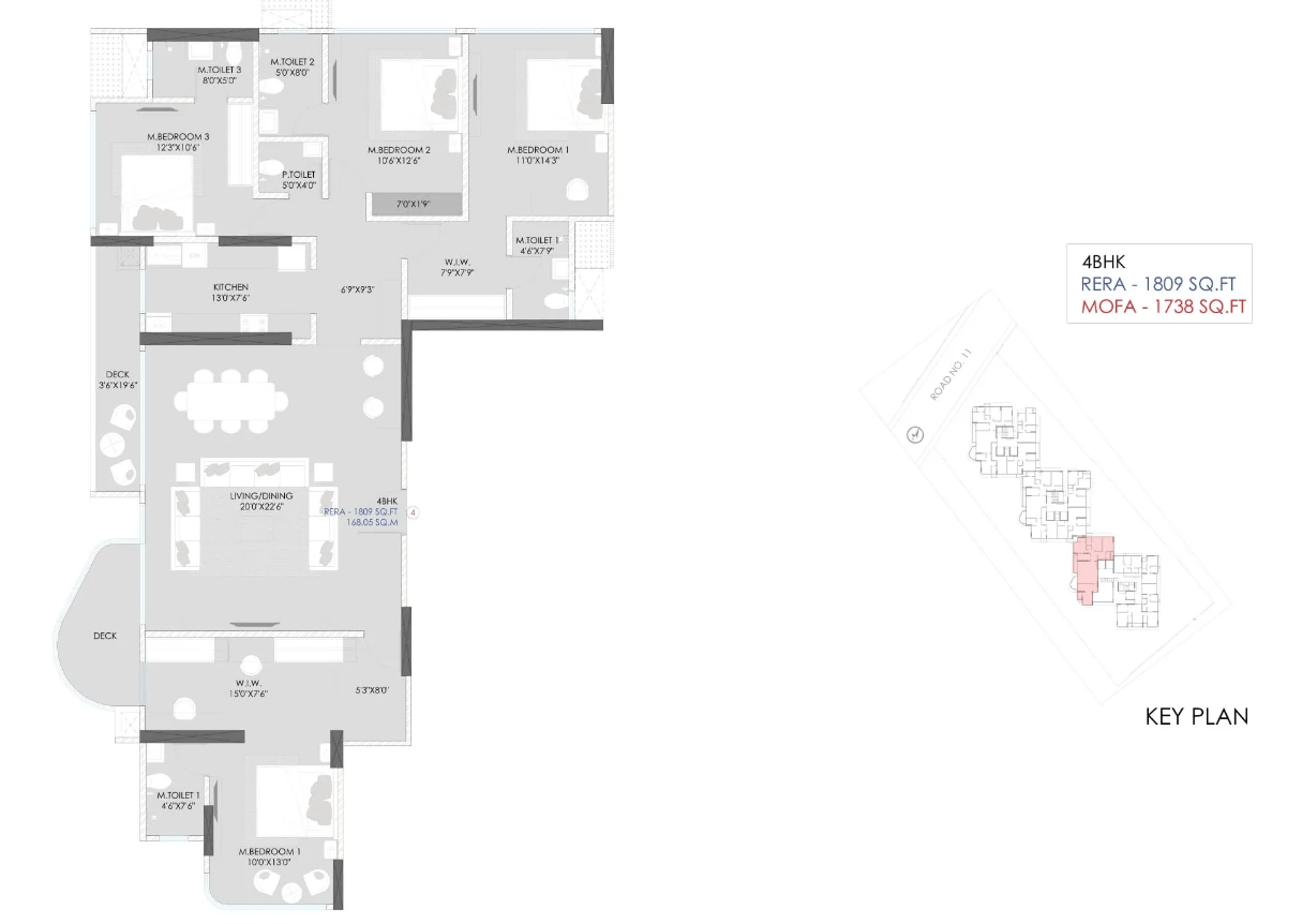 4 BHK Type2 floor plan