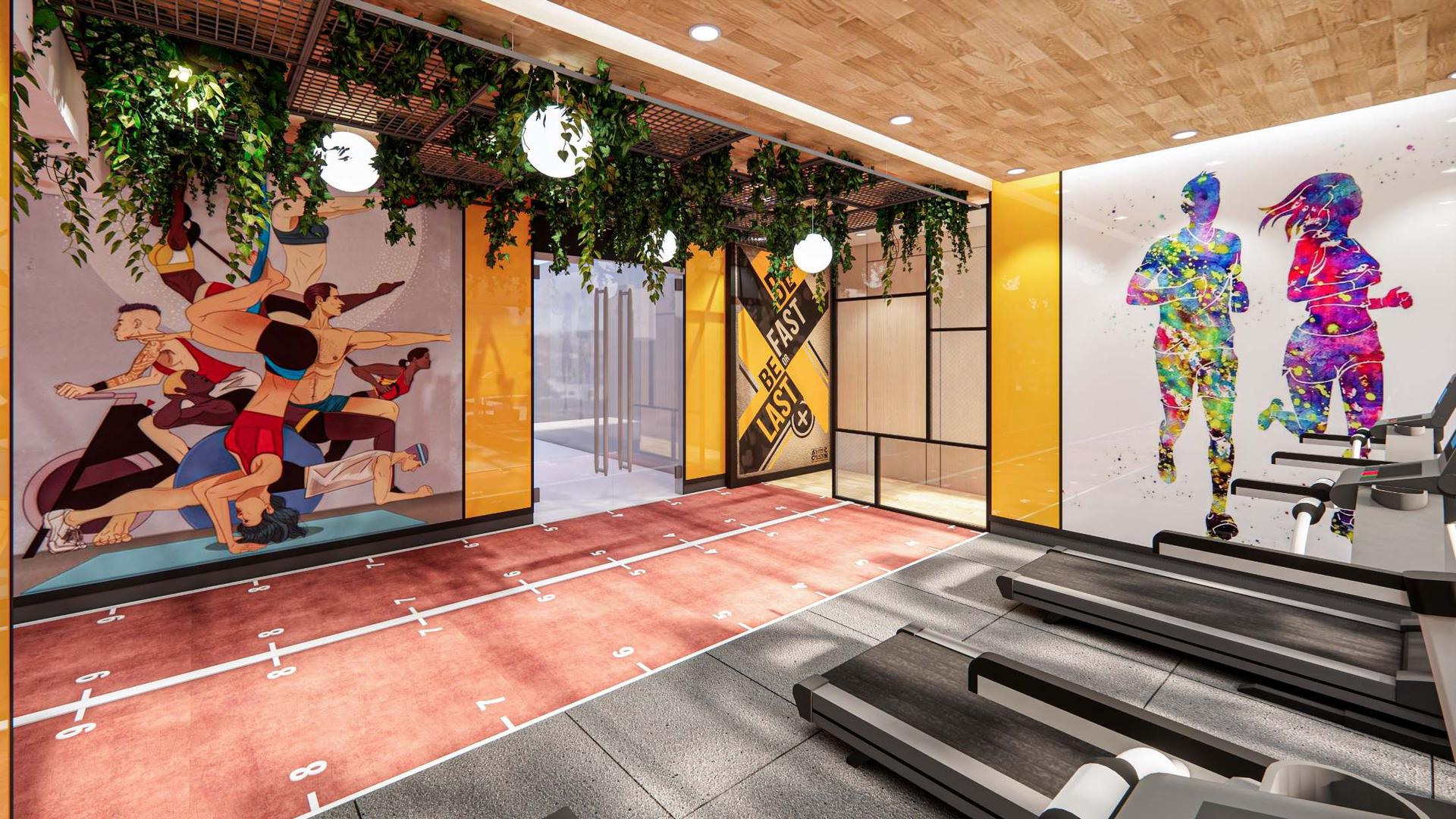 Gym at Jet Trinity, Santacruz East
