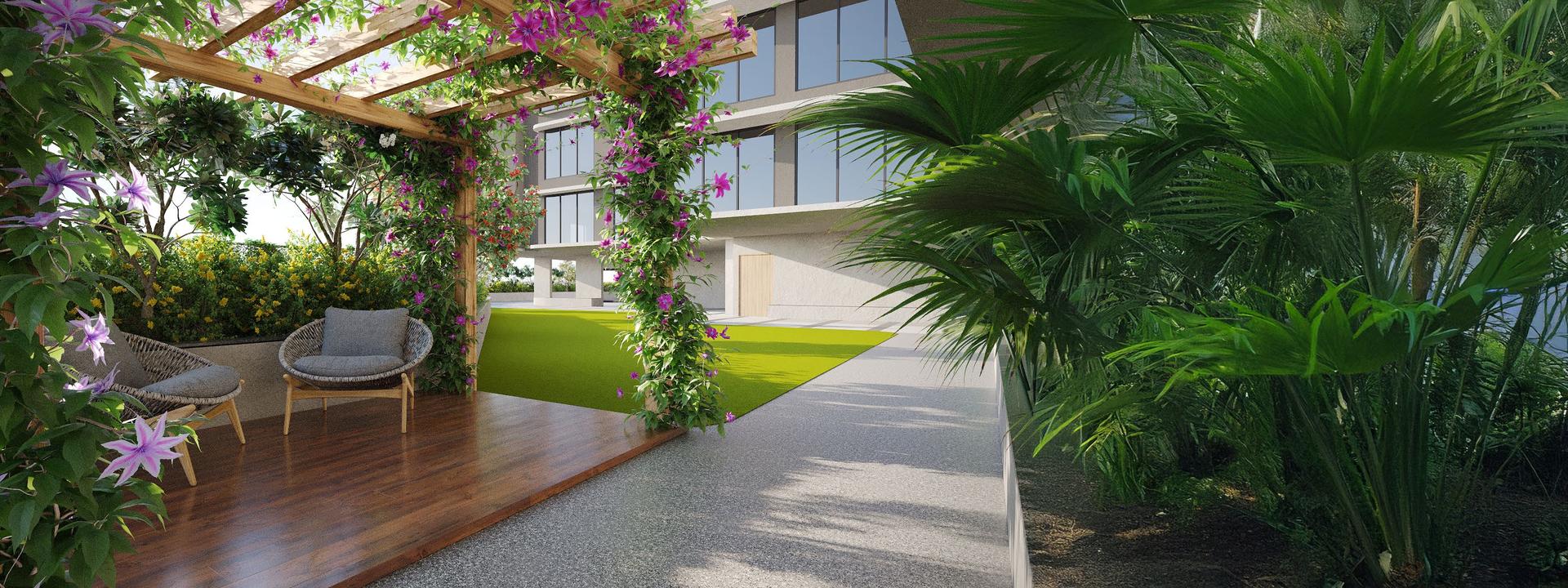 Senior citizen area at Jet Trinity, Santacruz East