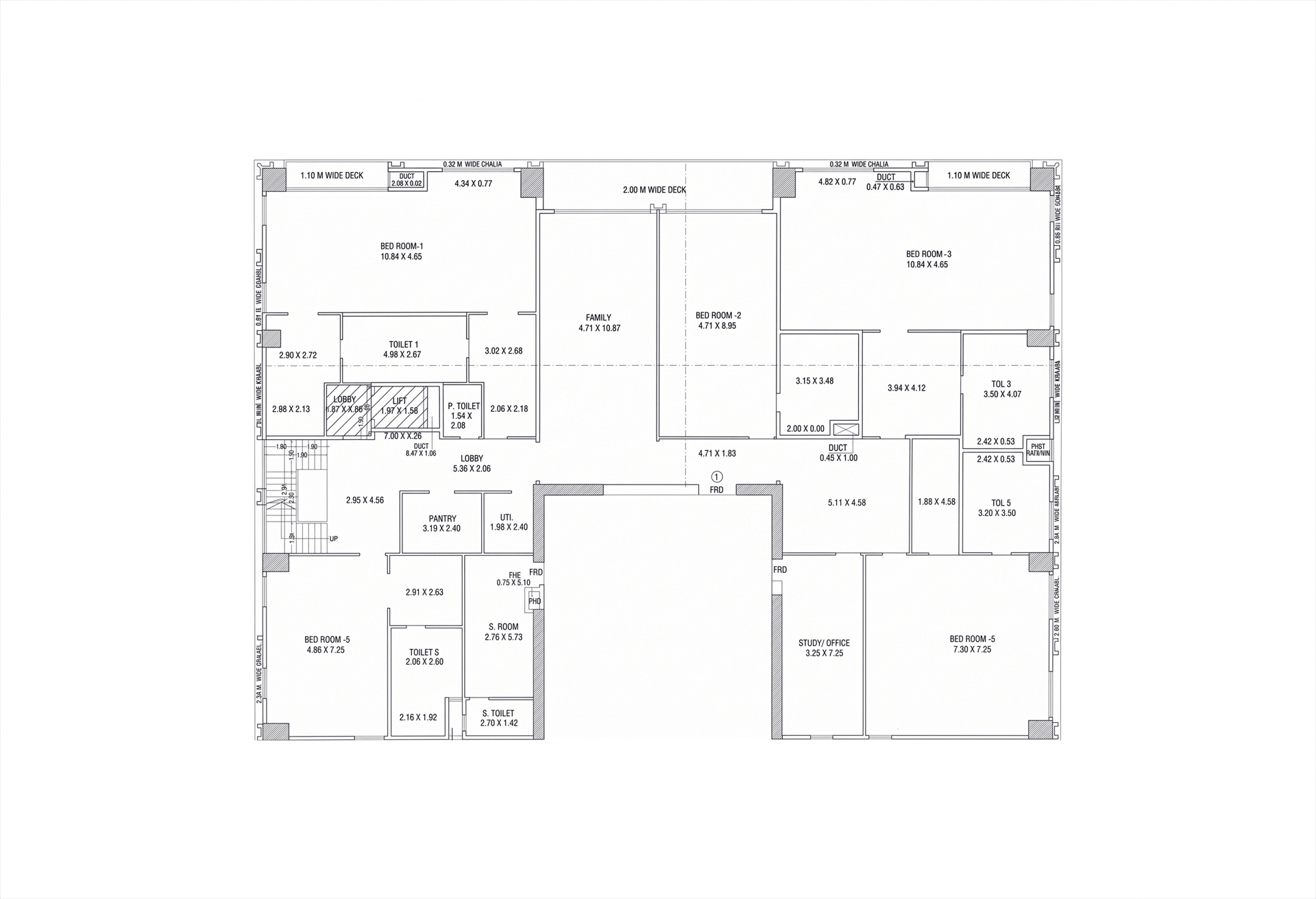 Tower 3 - Penthouse floor plan
