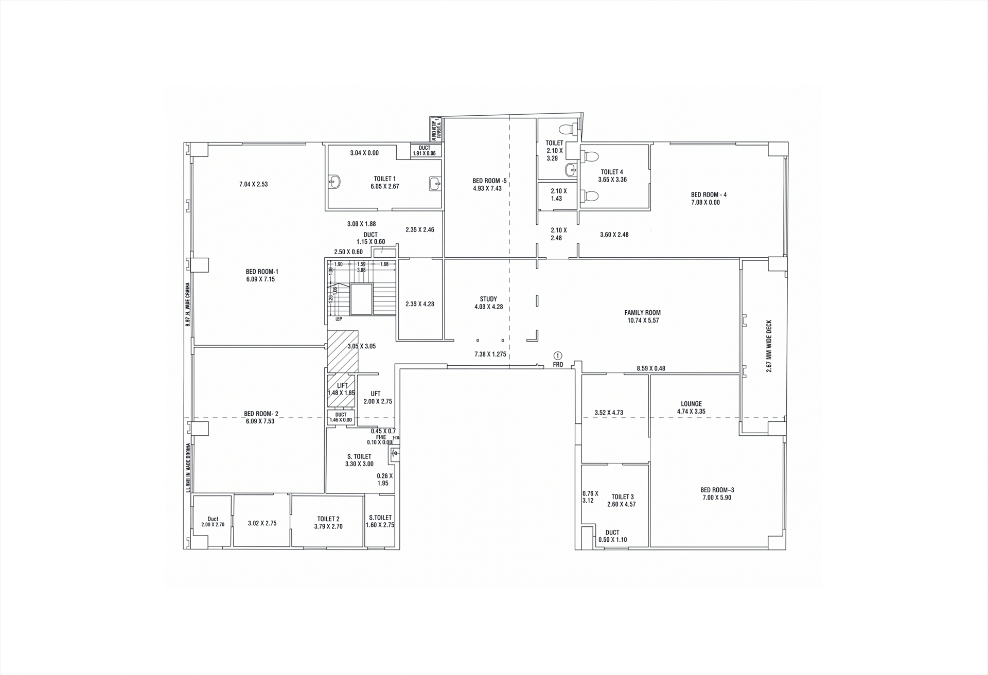Tower 2 - Penthouse floor plan