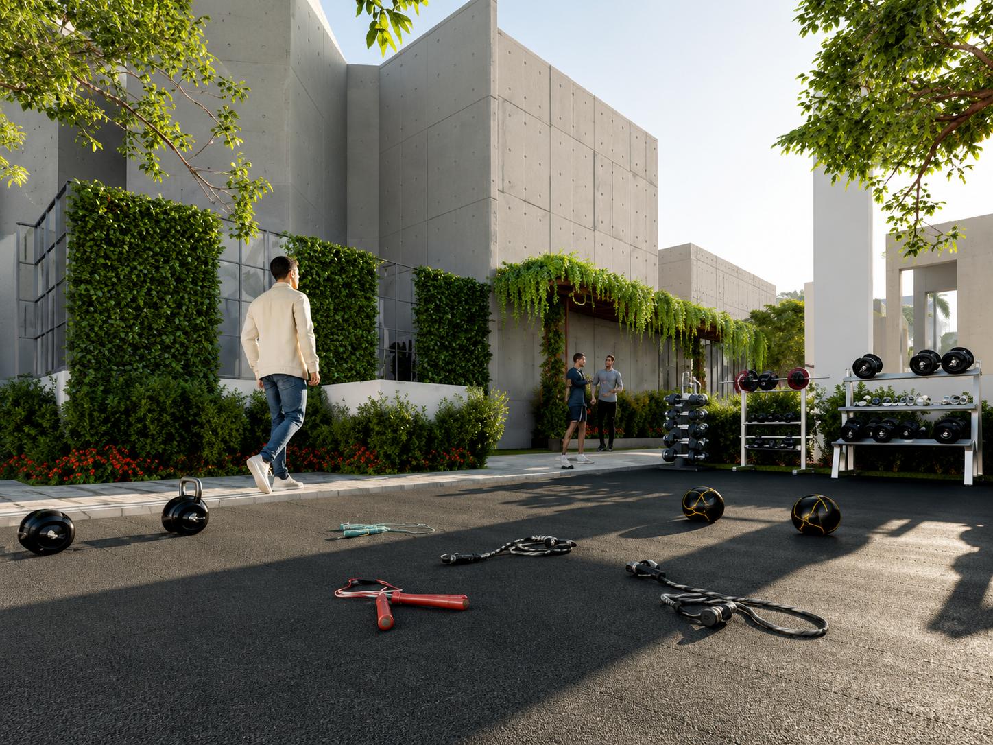 Gym at Hariko Skylon Suburbia, Kandivali East