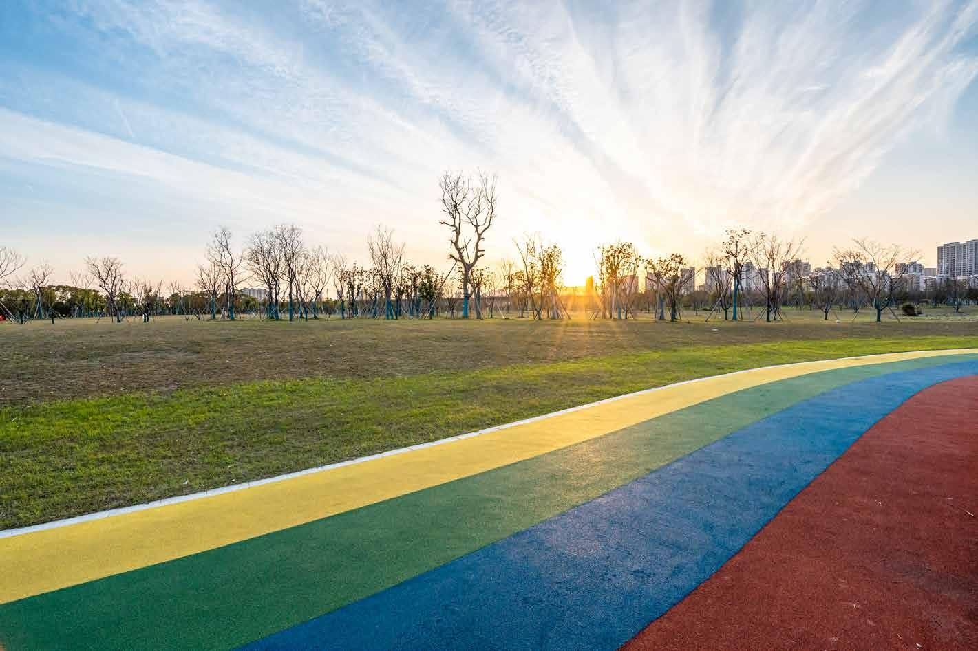 Jogging track at Auriga 9, Borivali West