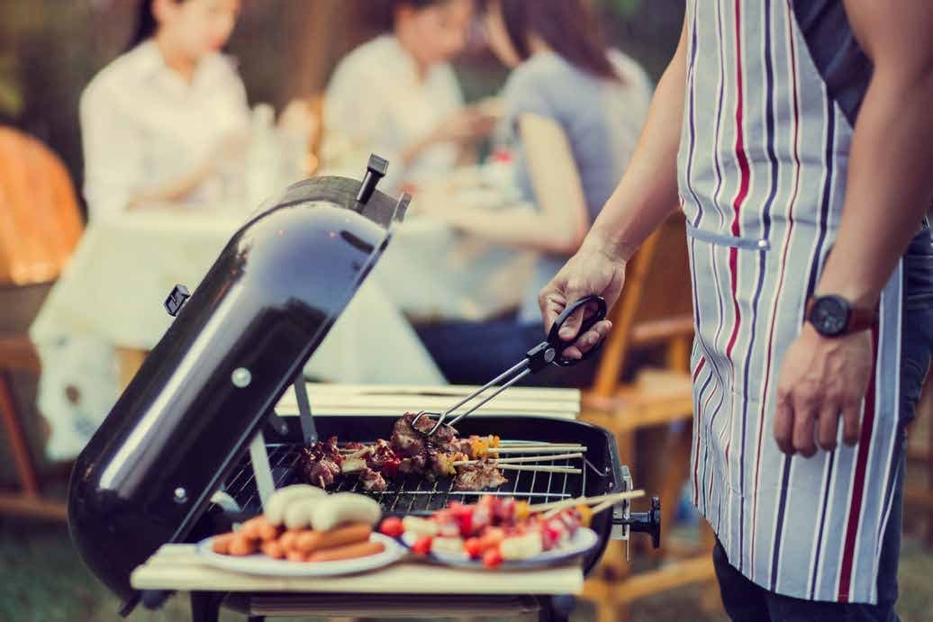 BBQ area at Auriga 9, Borivali West