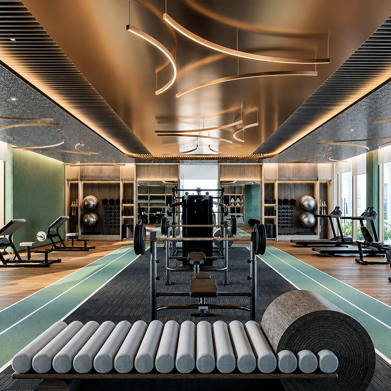 Gym at Lodha Marq, Grant Road West