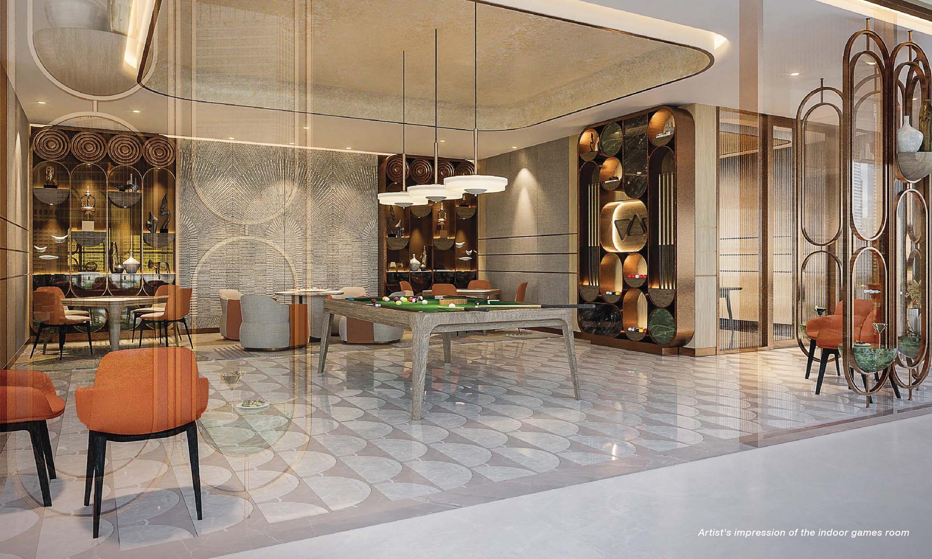 Indoor games at Lodha Marq, Grant Road West
