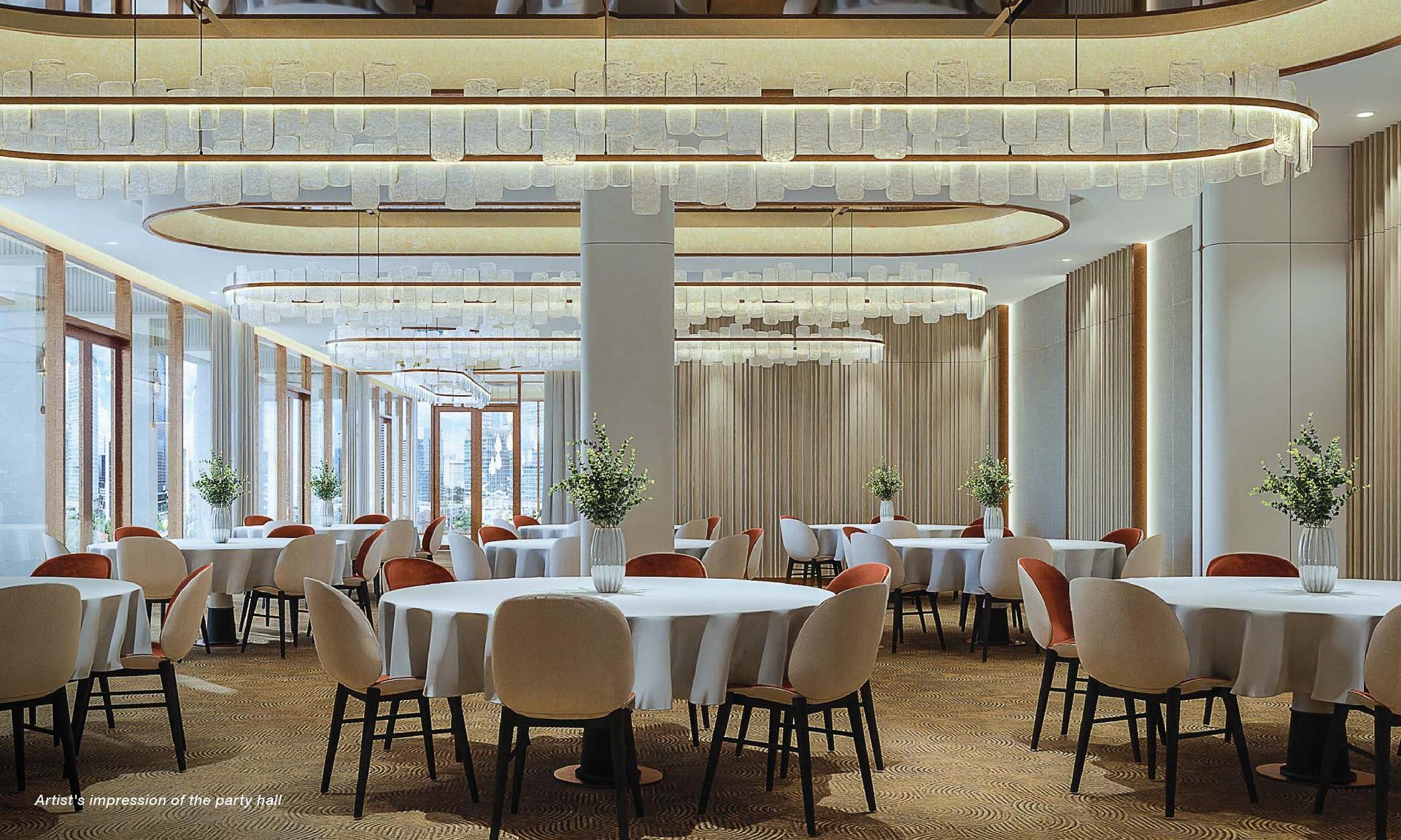 Multipurpose hall at Lodha Marq, Grant Road West