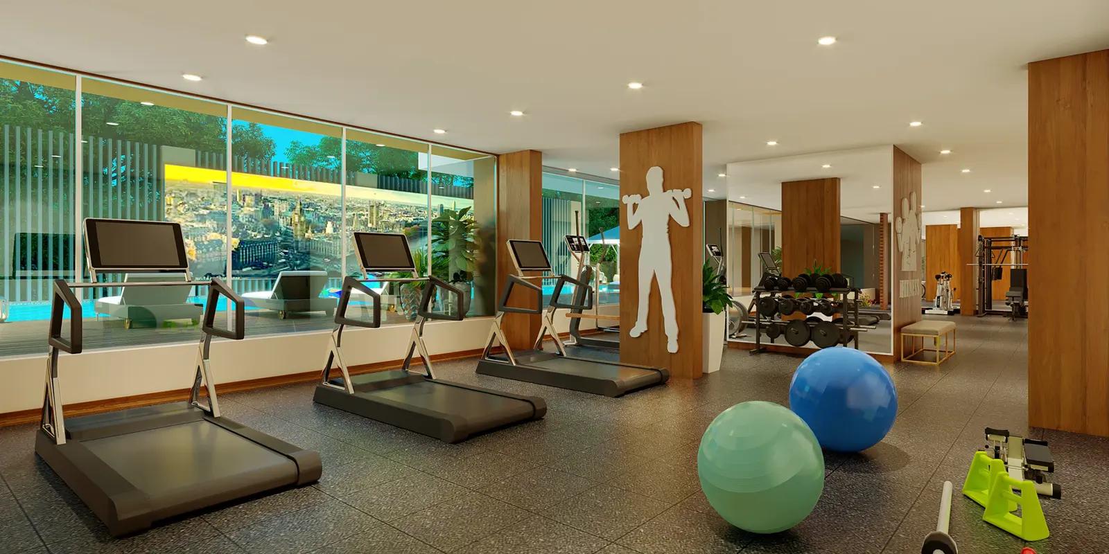Gym at Tru Spectrum Life, Santacruz West