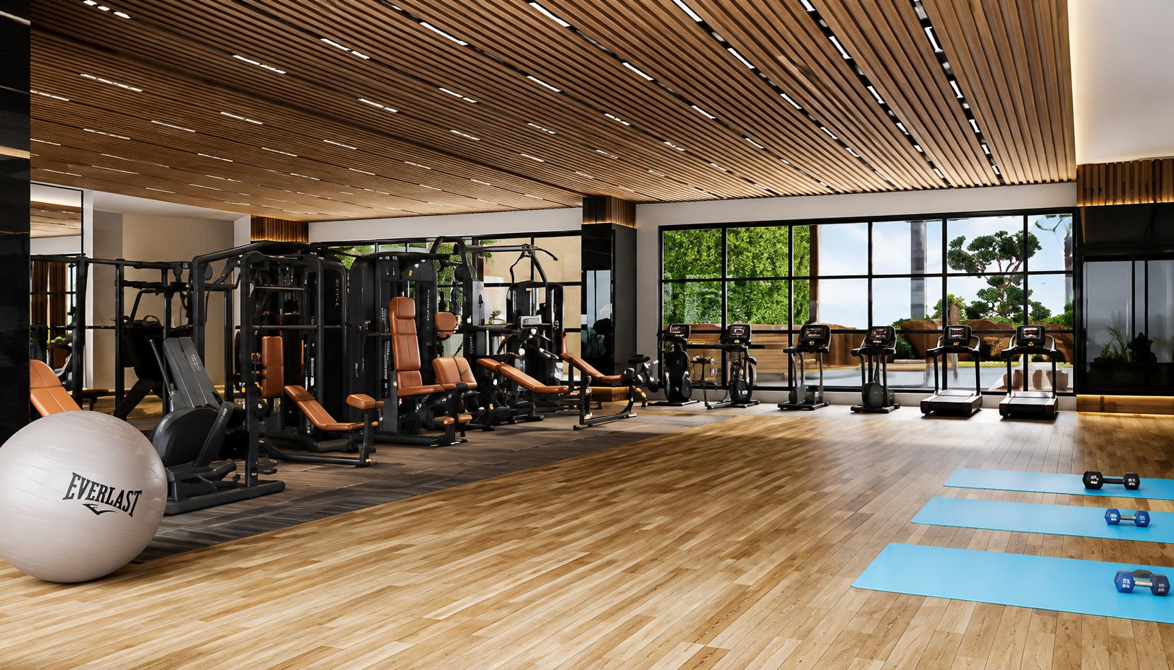 Gym at Transcon Silver Bay, Bandra West