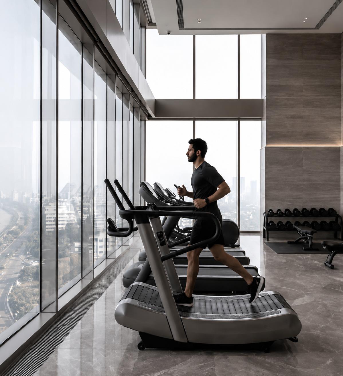Gym at Sheth One Marina, Marine Lines