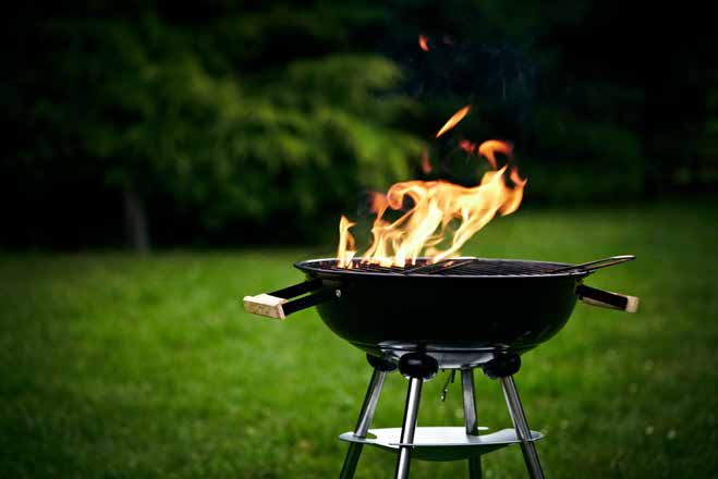 BBQ area at Sheth One Marina, Marine Lines