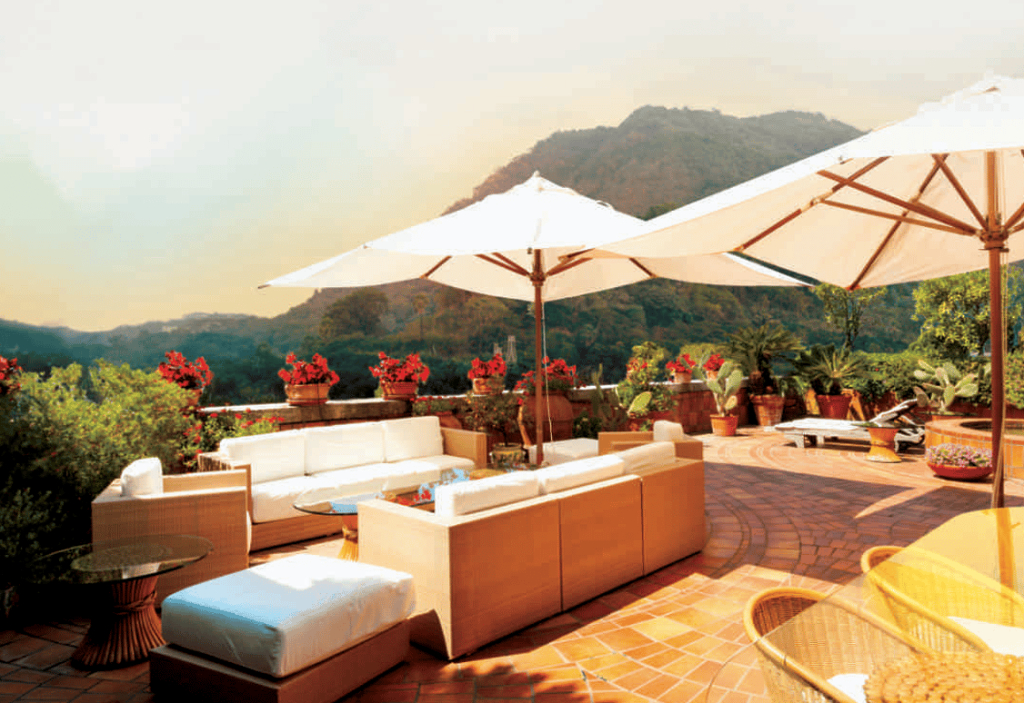 Rooftop terrace at Tridhaatu Aranya, Chembur