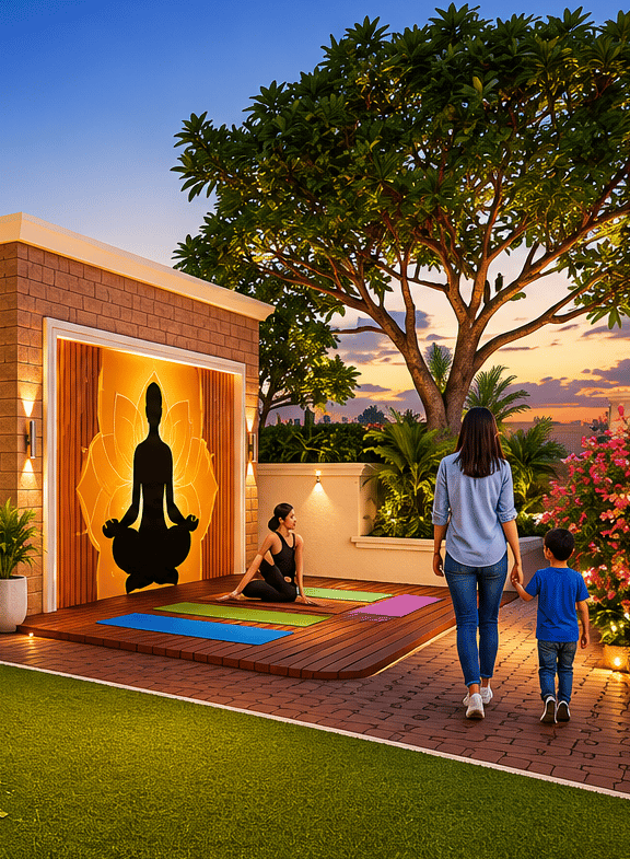 Yoga / meditation at Empire Maitri The Legend, Ghatkopar East