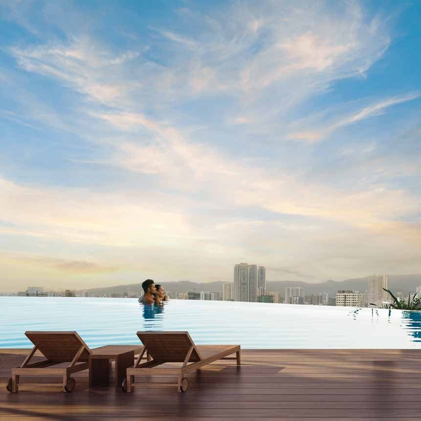 Swimming pool at Daivi Eterneety, Borivali West