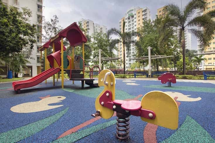 Children's play area at Daivi Eterneety, Borivali West