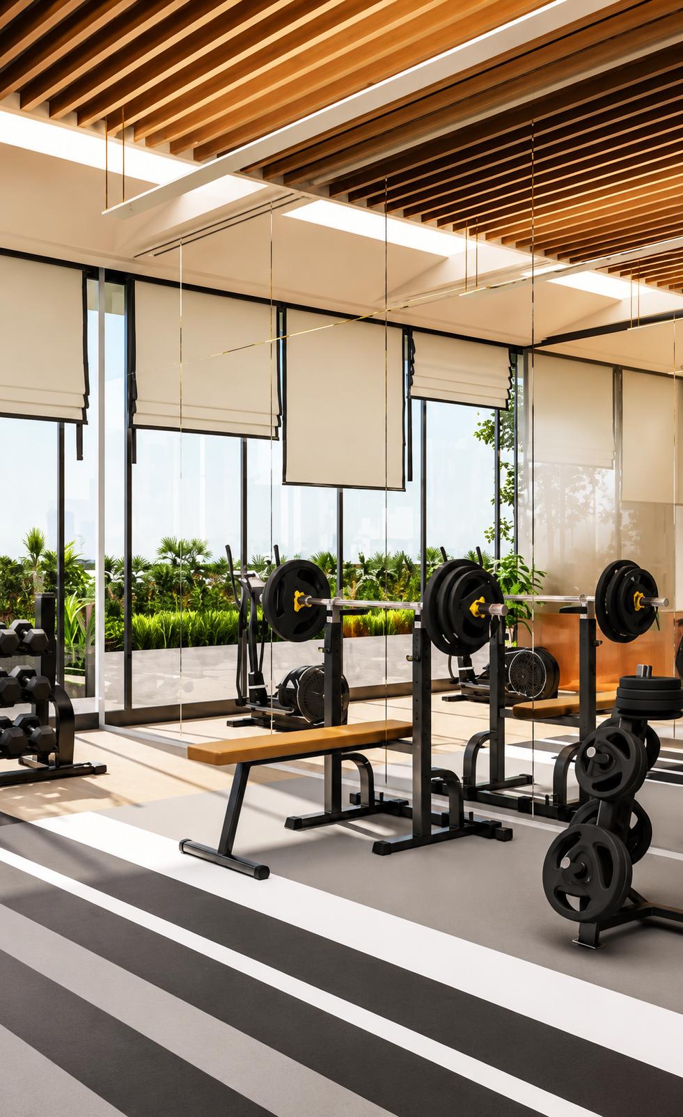 Gym at L&T Ahana, Malad East