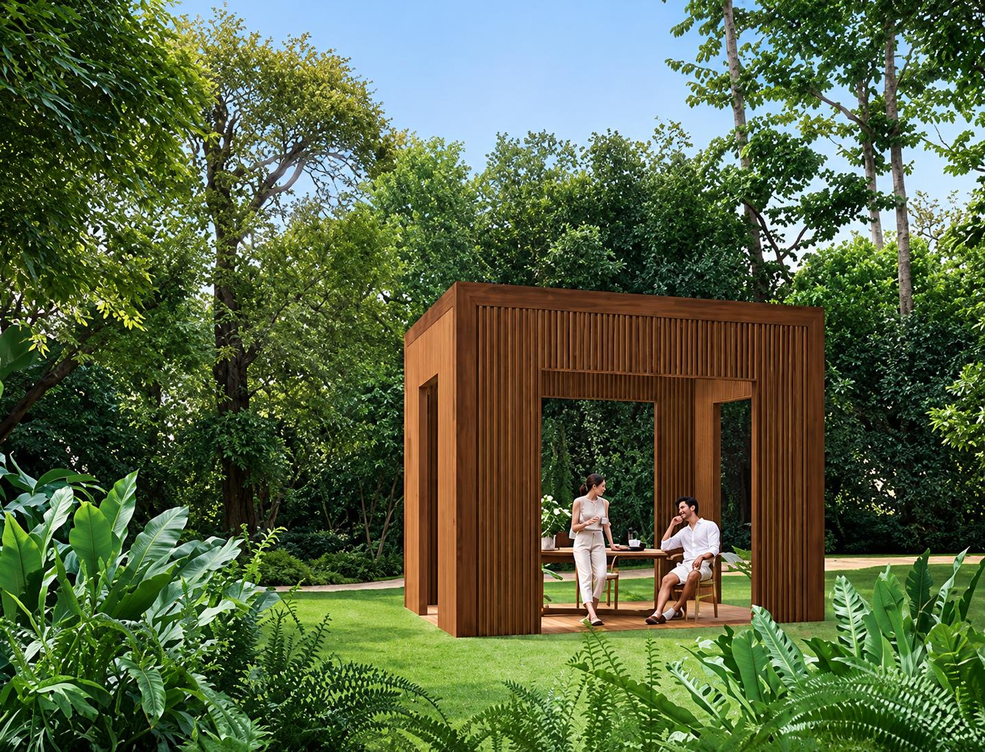 Landscaped gardens at Lodha Sea Face, Worli Seaface