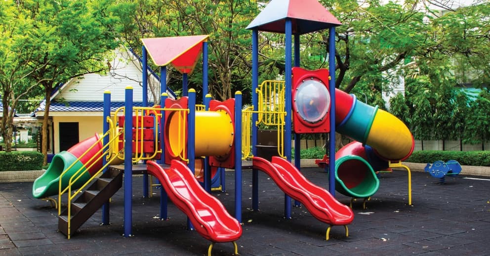 Children's play area at Salasar Sparsh, Bhayandar West
