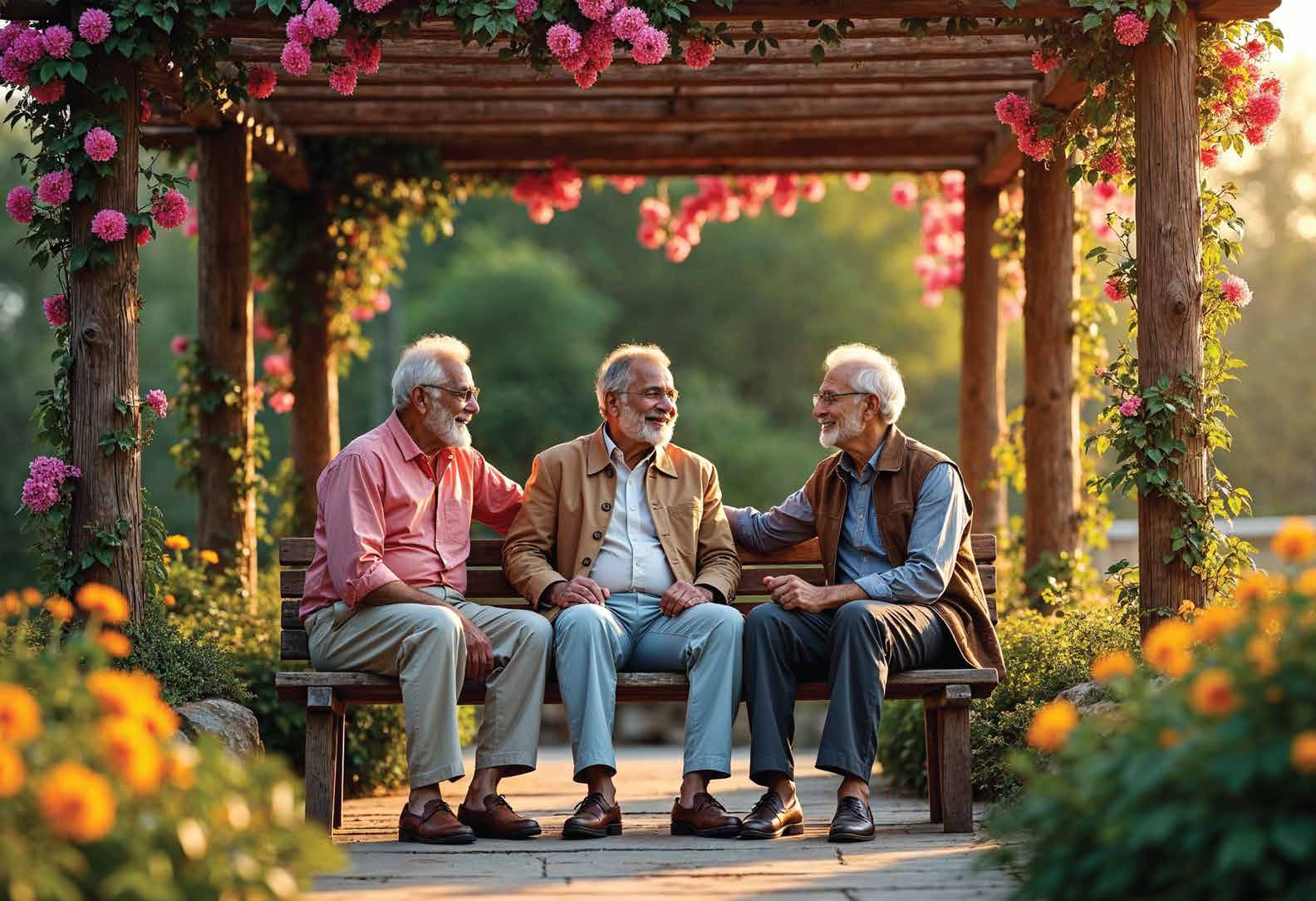 Senior citizen area at Adani Airica, Kanjurmarg