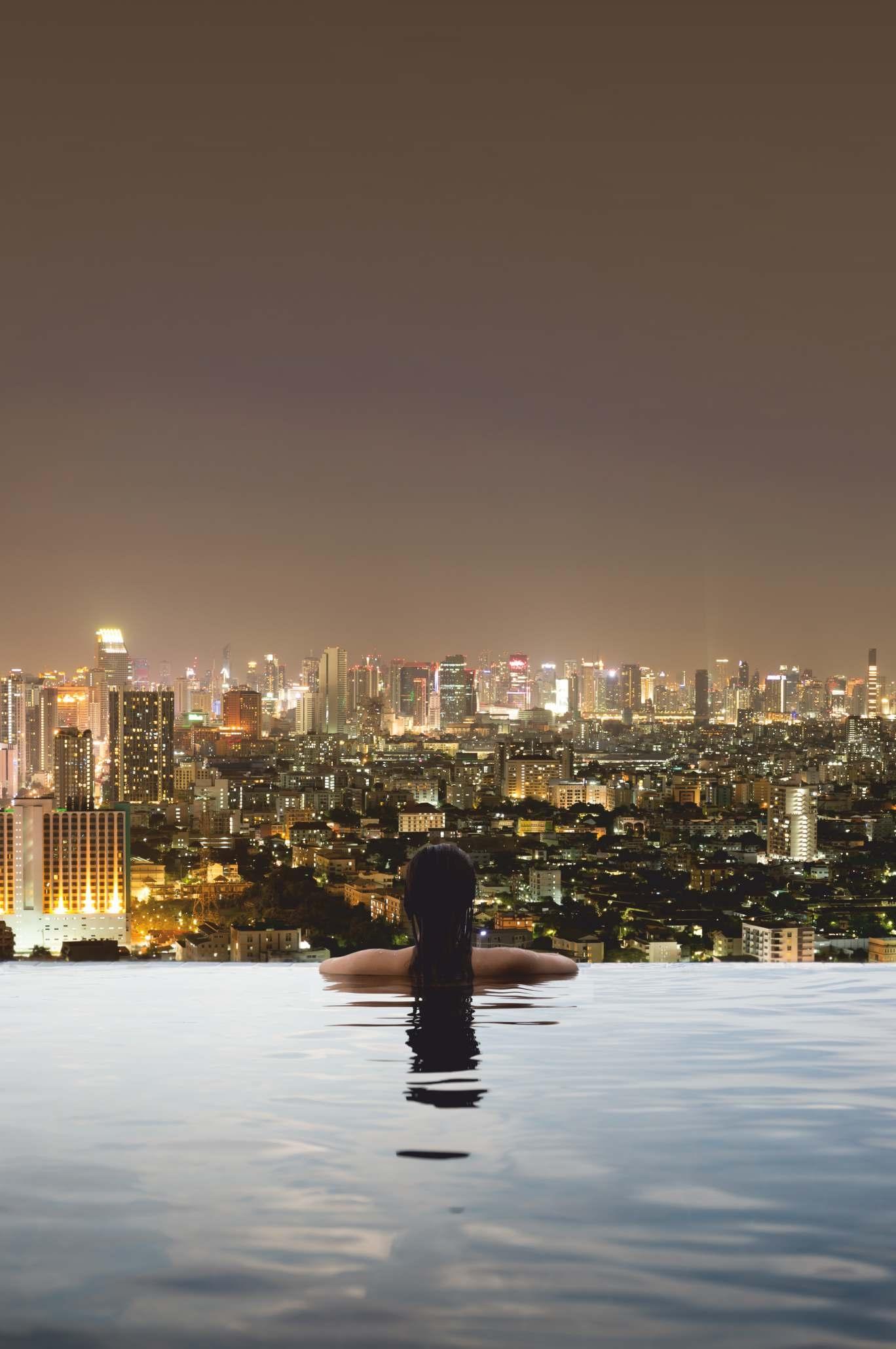 Swimming pool at Sanghvi S3 Skyrise, Mira-Bhayandar