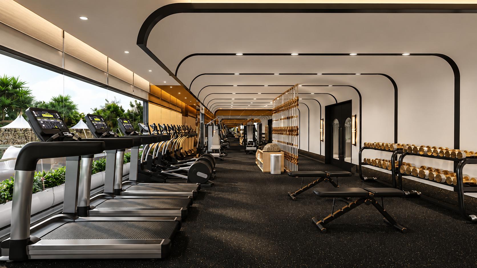 Gym at 25 West, Bandra West