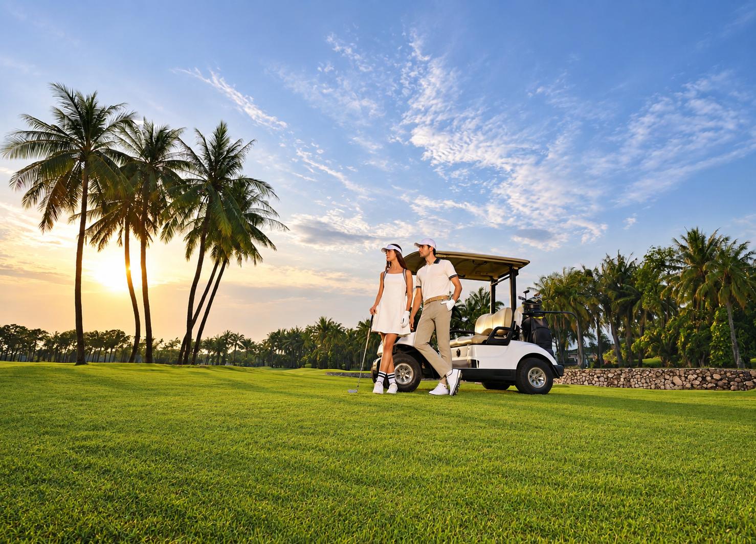 Golf simulator at Hiranandani Maitri Park, Chembur