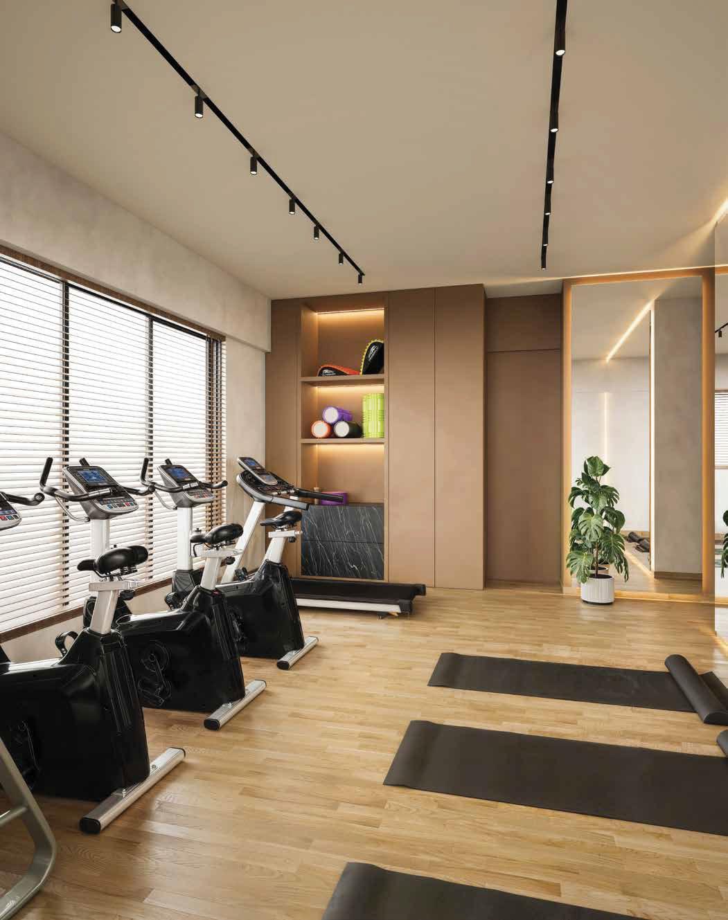 Gym at Poonam Armaan, Santacruz West