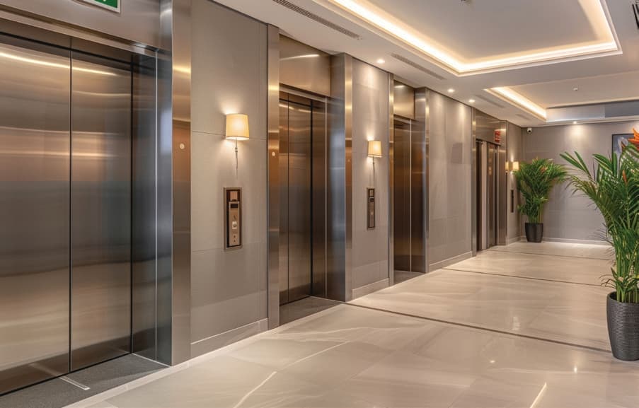 High-speed elevators at Kaustubh Park 91, Borivali West