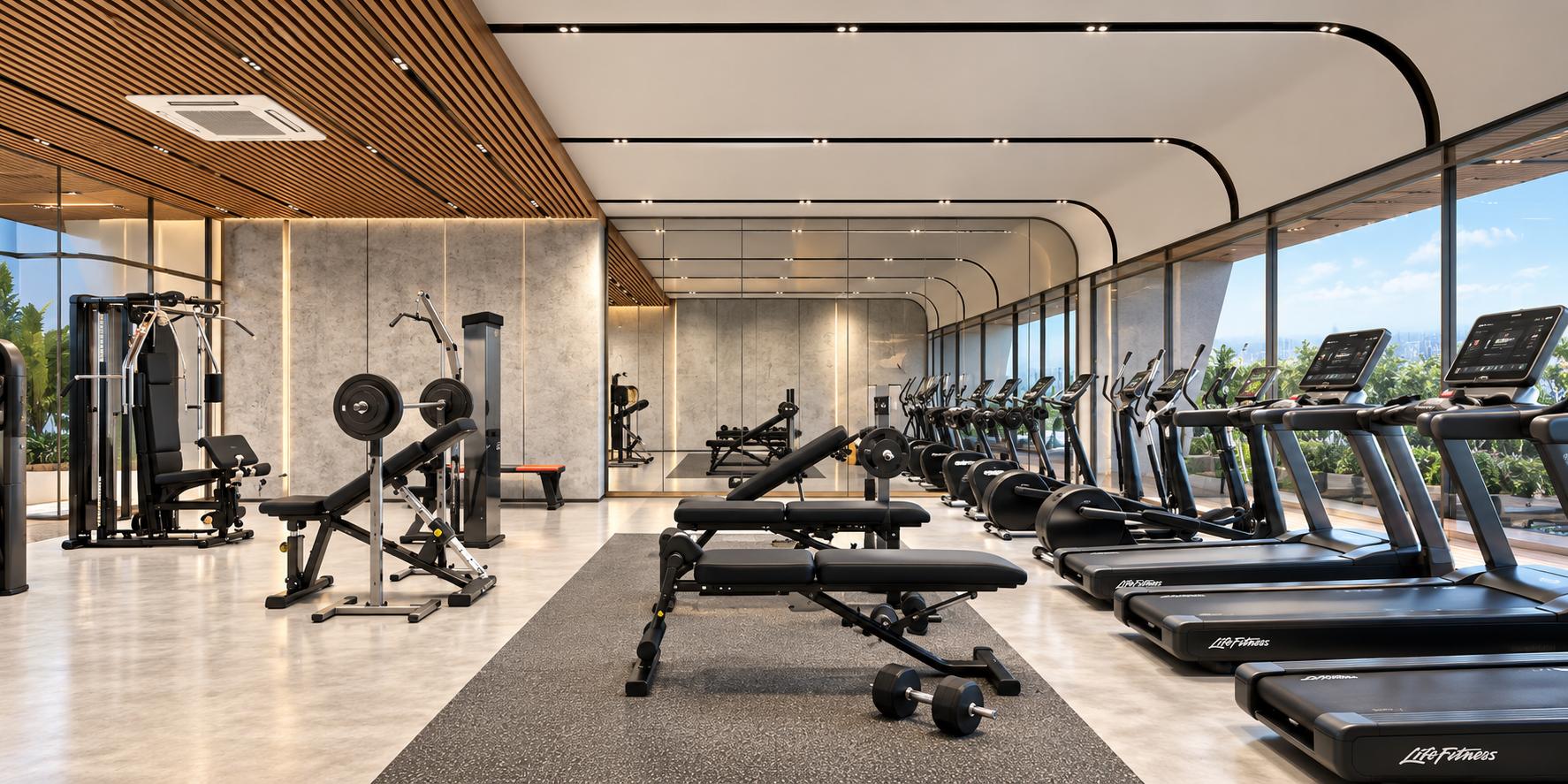 Gym at Viceroy Prive, Kandivali East