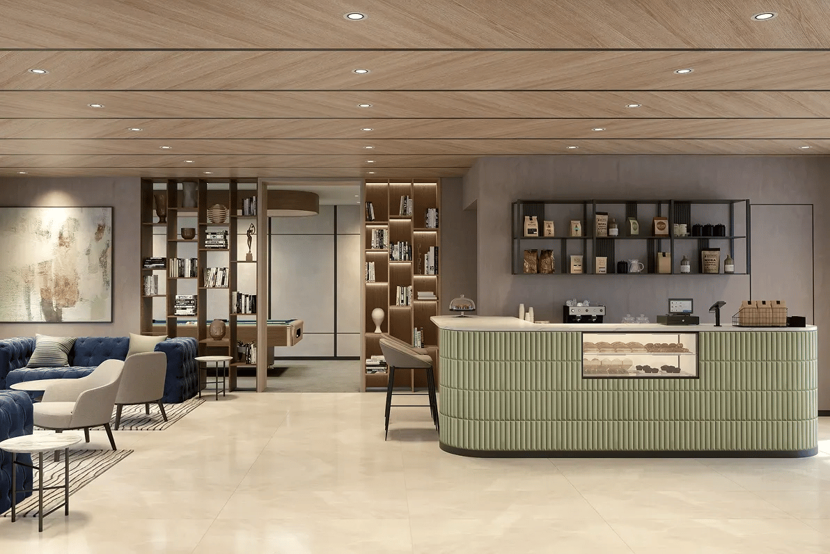 Café at Viceroy Prive, Kandivali East