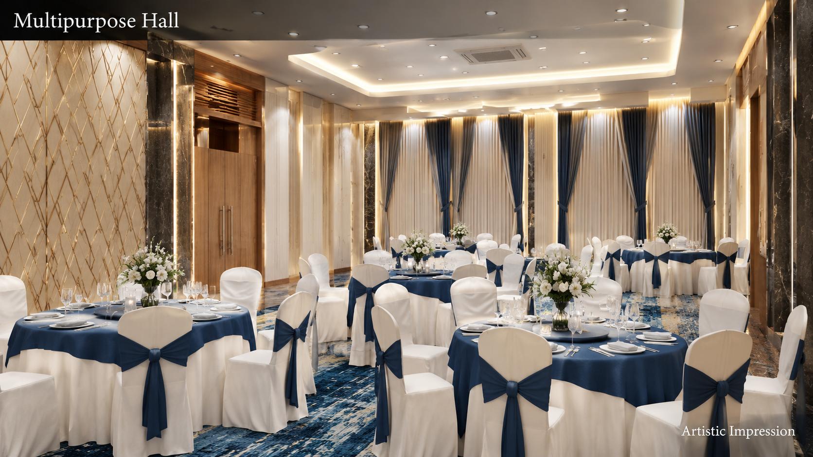 Multipurpose hall at Ajmera Boulevard, Malad West