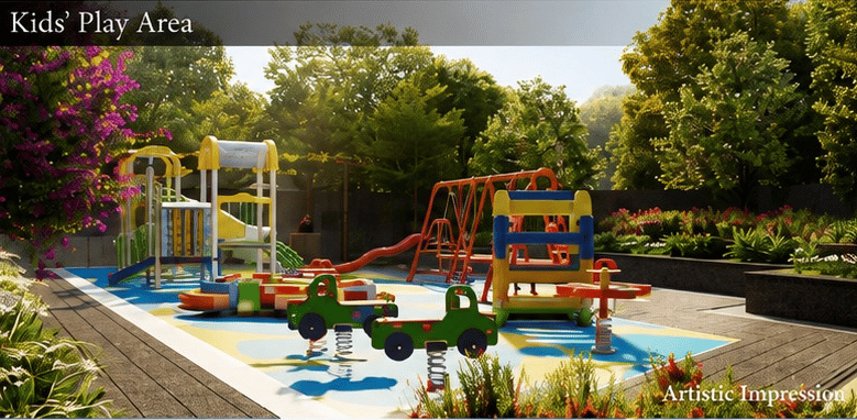 Children's play area at Ajmera Boulevard, Malad West