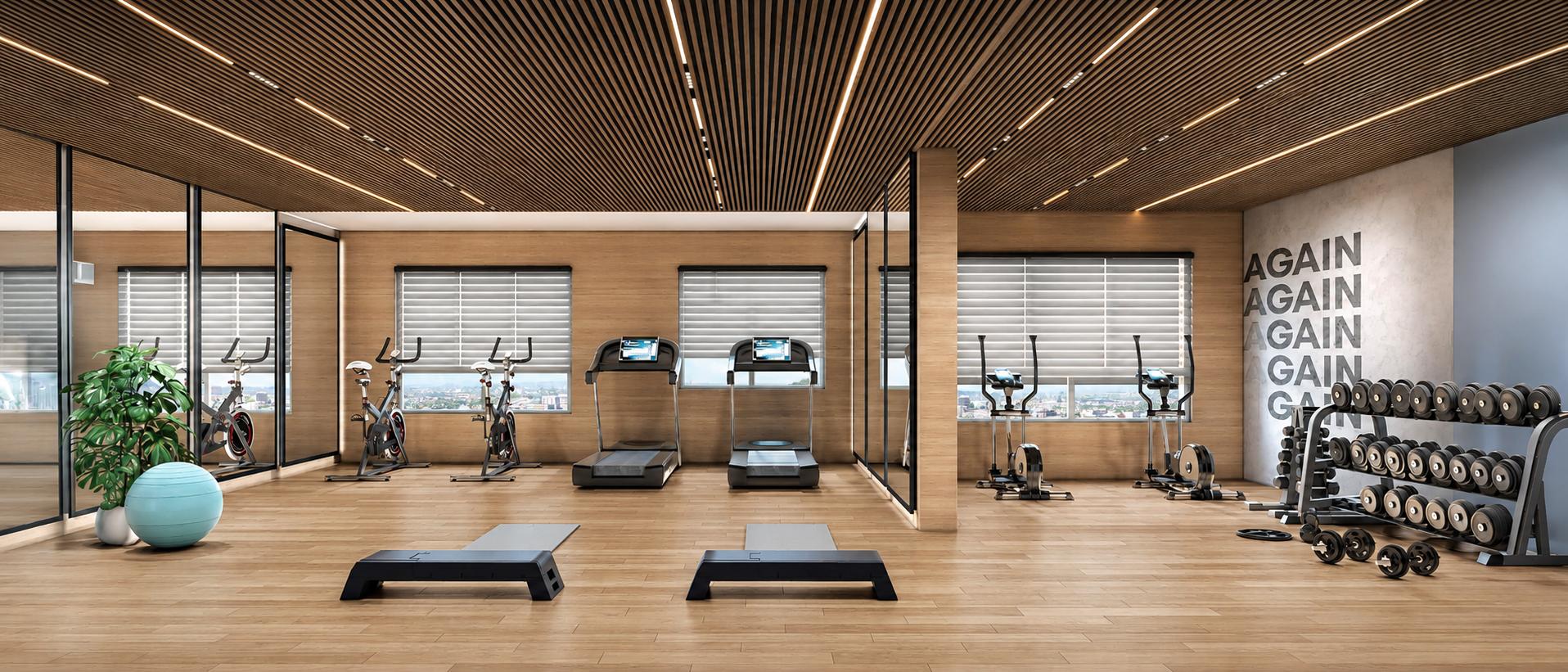 Gym at Shapoorji Pallonji Heartland, Mulund West