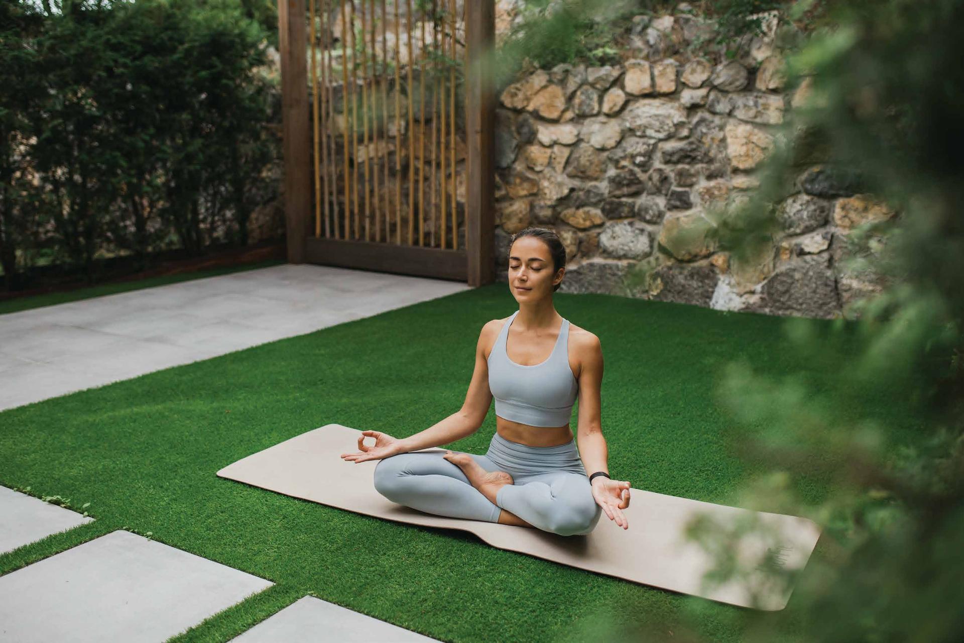 Yoga / meditation at Rustomjee Privé, Bandra Kurla Complex