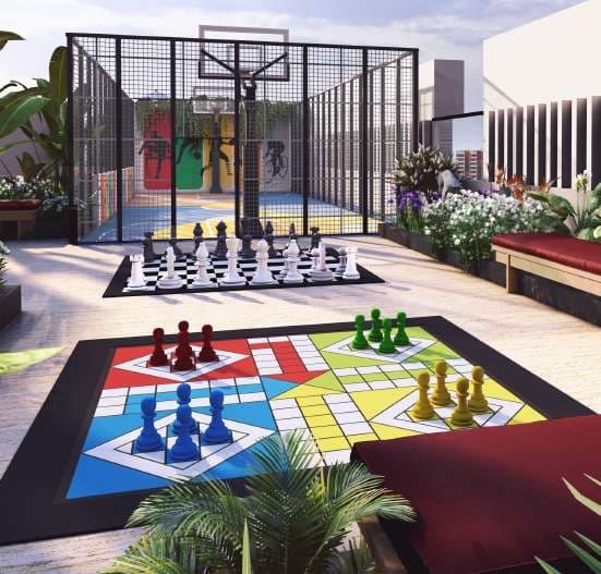Indoor games at Romell Asrava, Andheri West