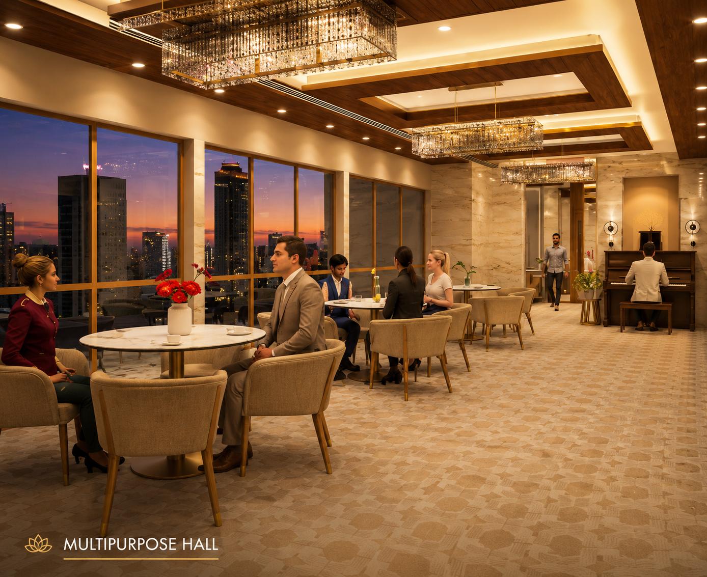 Multipurpose hall at Shree Om Paradise, Borivali West