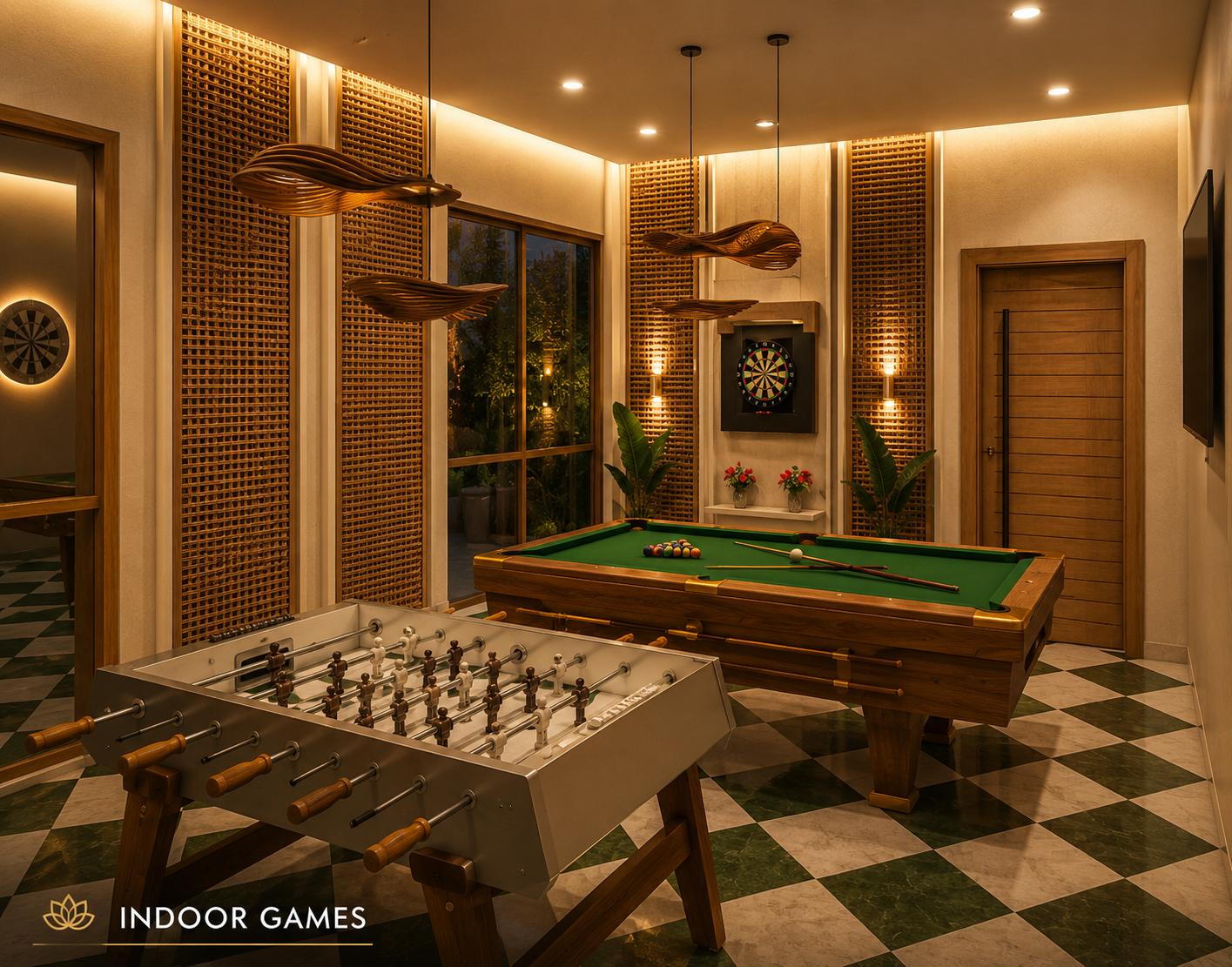 Indoor games at Shree Om Paradise, Borivali West