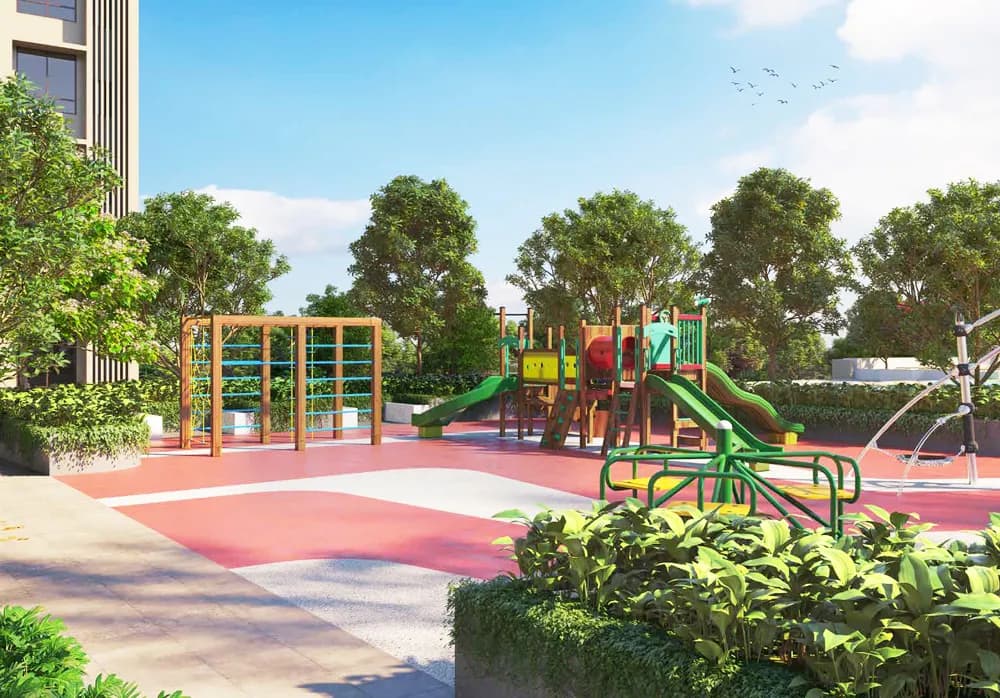 Children's play area at Kalpataru Shristi Namaah, Mira-Bhayandar