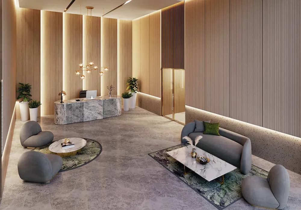 Grand entrance lobby at Kalpataru Shristi Namaah, Mira-Bhayandar