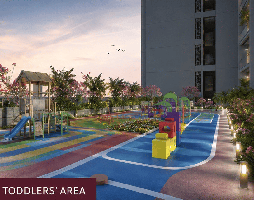 Children's play area at Northern Hills, Dahisar East