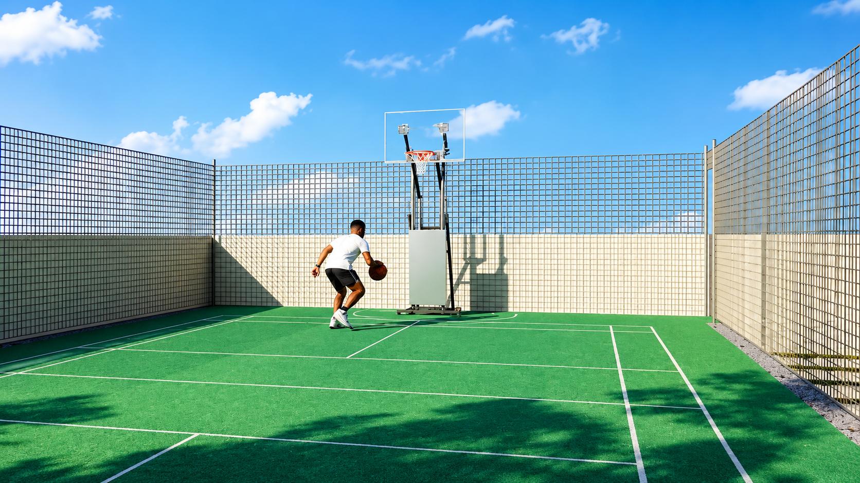 Basketball court at Vibe Mangrove, Goregaon West