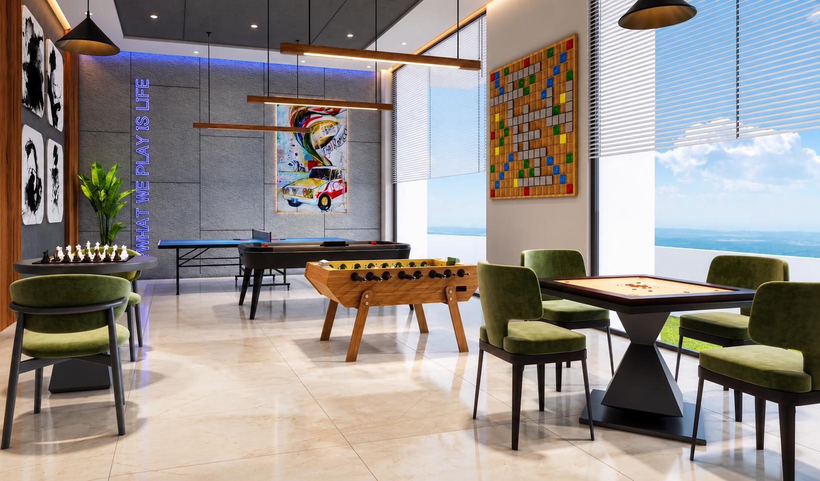 Indoor games at Vibe Mangrove, Goregaon West