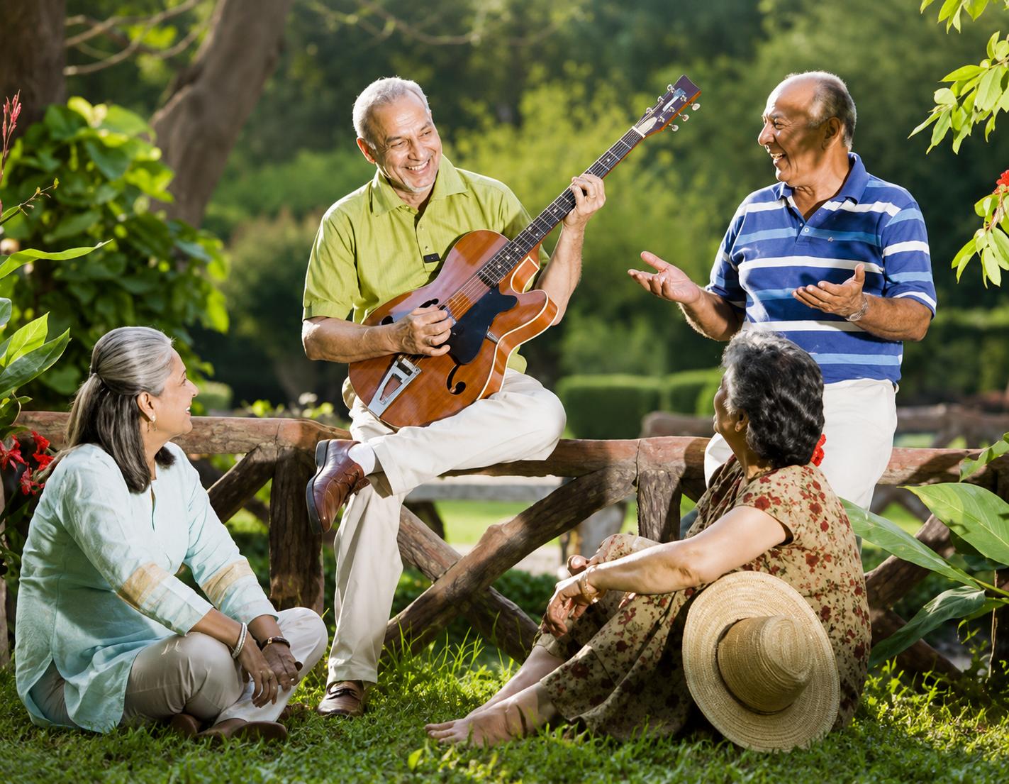Senior citizen area at Konark Vaayu, Goregaon West